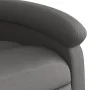 Sillón reclinable de cuero auténtico gris de , Sillones - Ref: Foro24-371792, Precio: 298,10 €, Descuento: %