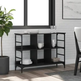 Aparador de madera de ingeniería negro 102x32x73,5 cm de , Aparadores - Ref: Foro24-837722, Precio: 43,33 €, Descuento: %