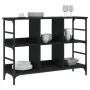 Aparador de madera de ingeniería negro 102x32x73,5 cm de , Aparadores - Ref: Foro24-837722, Precio: 43,33 €, Descuento: %