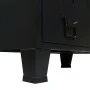 Armario metálico de estilo industrial 67x35x107 cm negro de vidaXL, Armarios roperos - Ref: Foro24-245960, Precio: 213,86 €, ...