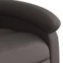 Sillón reclinable cuero auténtico marrón oscuro de , Sillones - Ref: Foro24-371790, Precio: 320,83 €, Descuento: %