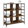 Smoked brown engineered wood sideboard 102x32x103.5 cm by , Sideboards - Ref: Foro24-837729, Price: 74,26 €, Discount: %
