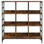 Aparador de madera de ingeniería marrón ahumado 102x32x103,5 cm de , Aparadores - Ref: Foro24-837729, Precio: 75,18 €, Descue...