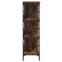 Smoked brown engineered wood sideboard 102x32x103.5 cm by , Sideboards - Ref: Foro24-837729, Price: 74,26 €, Discount: %