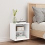 Mesita de noche de pared con luces LED blanco de , Muebles TV - Ref: Foro24-837064, Precio: 30,77 €, Descuento: %