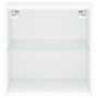 Mesita de noche de pared con luces LED blanco de , Muebles TV - Ref: Foro24-837064, Precio: 30,77 €, Descuento: %
