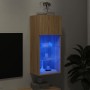 Mueble para TV con luces LED roble Sonoma 40,5x30x90 cm de , Muebles TV - Ref: Foro24-837047, Precio: 52,44 €, Descuento: %