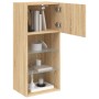 Mueble para TV con luces LED roble Sonoma 40,5x30x90 cm de , Muebles TV - Ref: Foro24-837047, Precio: 52,44 €, Descuento: %