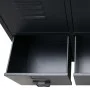 Armario metálico de estilo industrial 67x35x107 cm negro de vidaXL, Armarios roperos - Ref: Foro24-245960, Precio: 213,86 €, ...