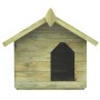 Casa de perro de jardín tejado abierto madera pino impregnada de vidaXL, Casetas para perros - Ref: Foro24-45149, Precio: 110...