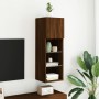 Mueble para TV con luces LED roble marrón 30,5x30x90 cm de , Muebles TV - Ref: Foro24-837013, Precio: 54,78 €, Descuento: %