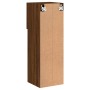 Mueble para TV con luces LED roble marrón 30,5x30x90 cm de , Muebles TV - Ref: Foro24-837013, Precio: 54,78 €, Descuento: %