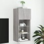 Mueble para TV con luces LED gris Sonoma 40,5x30x90 cm de , Muebles TV - Ref: Foro24-837053, Precio: 63,32 €, Descuento: %
