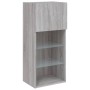Mueble para TV con luces LED gris Sonoma 40,5x30x90 cm de , Muebles TV - Ref: Foro24-837053, Precio: 63,32 €, Descuento: %
