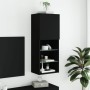 Mueble para TV con luces LED negro 40,5x30x102 cm de , Muebles TV - Ref: Foro24-837058, Precio: 60,81 €, Descuento: %