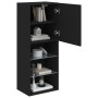 Mueble para TV con luces LED negro 40,5x30x102 cm de , Muebles TV - Ref: Foro24-837058, Precio: 60,81 €, Descuento: %