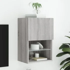 Mueble para TV con luces LED gris Sonoma 40,5x30x60 cm de , Muebles TV - Ref: Foro24-837039, Precio: 48,38 €, Descuento: %