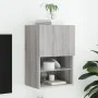 Mueble para TV con luces LED gris Sonoma 40,5x30x60 cm de , Muebles TV - Ref: Foro24-837039, Precio: 48,38 €, Descuento: %