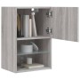 Mueble para TV con luces LED gris Sonoma 40,5x30x60 cm de , Muebles TV - Ref: Foro24-837039, Precio: 49,13 €, Descuento: %