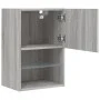 Mueble para TV con luces LED gris Sonoma 40,5x30x60 cm de , Muebles TV - Ref: Foro24-837039, Precio: 48,38 €, Descuento: %