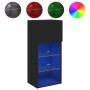 Mueble para TV con luces LED negro 40,5x30x90 cm de , Muebles TV - Ref: Foro24-837045, Precio: 50,78 €, Descuento: %