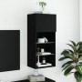 Mueble para TV con luces LED negro 40,5x30x90 cm de , Muebles TV - Ref: Foro24-837045, Precio: 50,78 €, Descuento: %