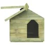 Casa de perro de jardín tejado abierto madera pino impregnada de vidaXL, Casetas para perros - Ref: Foro24-45149, Precio: 108...