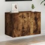 Mueble para TV de pared roble ahumado 60x30x41 cm de , Muebles TV - Ref: Foro24-836946, Precio: 35,43 €, Descuento: %