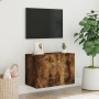Mueble para TV de pared roble ahumado 60x30x41 cm de , Muebles TV - Ref: Foro24-836946, Precio: 35,43 €, Descuento: %