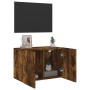 Mueble para TV de pared roble ahumado 60x30x41 cm de , Muebles TV - Ref: Foro24-836946, Precio: 35,43 €, Descuento: %
