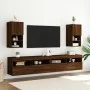 Mueble para TV con luces LED roble marrón 30,5x30x60 cm de , Muebles TV - Ref: Foro24-836999, Precio: 38,12 €, Descuento: %