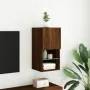 Mueble para TV con luces LED roble marrón 30,5x30x60 cm de , Muebles TV - Ref: Foro24-836999, Precio: 38,12 €, Descuento: %