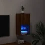 Mueble para TV con luces LED roble marrón 30,5x30x60 cm de , Muebles TV - Ref: Foro24-836999, Precio: 38,12 €, Descuento: %