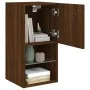 Mueble para TV con luces LED roble marrón 30,5x30x60 cm de , Muebles TV - Ref: Foro24-836999, Precio: 38,12 €, Descuento: %
