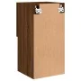 Mueble para TV con luces LED roble marrón 30,5x30x60 cm de , Muebles TV - Ref: Foro24-836999, Precio: 38,12 €, Descuento: %