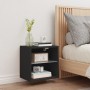 Mesita de noche de pared con luces LED negro de , Muebles TV - Ref: Foro24-837066, Precio: 33,36 €, Descuento: %
