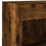 Mesita de noche de pared con luces LED roble ahumado de , Muebles TV - Ref: Foro24-837121, Precio: 28,62 €, Descuento: %