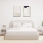 Mesitas de noche de pared con luces LED 2 unidades blanco de , Muebles TV - Ref: Foro24-837114, Precio: 44,71 €, Descuento: %