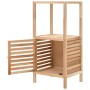 Mueble de almacenaje baño madera maciza nogal 39,5x35,5x86 cm de vidaXL, Taquillas y armarios de almacenamiento - Ref: Foro24...