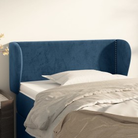 Cabecero de terciopelo azul oscuro 93x23x78/88 cm de , Cabeceros y pies de cama - Ref: Foro24-3117044, Precio: 55,10 €, Descu...