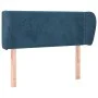 Dunkelblaues Samtkopfteil 93x23x78/88 cm von , Kopf- und Fußteile - Ref: Foro24-3117044, Preis: 54,34 €, Rabatt: %