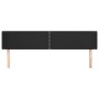 Cabecero de cuero sintético negro 203x16x78/88 cm de , Cabeceros y pies de cama - Ref: Foro24-3118736, Precio: 58,49 €, Descu...