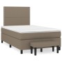 Cama box spring con colchón tela gris taupe 120x200 cm de , Camas y somieres - Ref: Foro24-3136505, Precio: 420,33 €, Descuen...