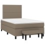 Cama box spring con colchón tela gris taupe 120x200 cm de , Camas y somieres - Ref: Foro24-3136505, Precio: 420,33 €, Descuen...