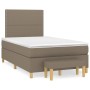 Cama box spring con colchón tela gris taupe 120x200 cm de , Camas y somieres - Ref: Foro24-3137065, Precio: 431,86 €, Descuen...