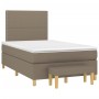 Cama box spring con colchón tela gris taupe 120x200 cm de , Camas y somieres - Ref: Foro24-3137065, Precio: 431,86 €, Descuen...