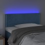 Cabecero con LED de terciopelo azul oscuro 90x5x78/88 cm de , Cabeceros y pies de cama - Ref: Foro24-3121512, Precio: 43,78 €...