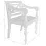 Sillas Batavia 2 unidades madera maciza de caoba blanco de , Sillas de comedor - Ref: Foro24-246963, Precio: 243,21 €, Descue...