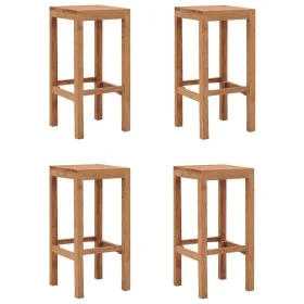 Küchenbarhocker 4 Einheiten aus massivem Teakholz von , Küchenhocker - Ref: Foro24-287233, Preis: 212,98 €, Rabatt: %
