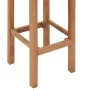 Taburetes de barra de cocina 4 unidades madera maciza de teca de , Taburetes de cocina - Ref: Foro24-287233, Precio: 212,98 €...
